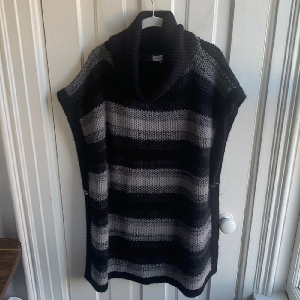 Calvin Klein Cowl Neck Poncho